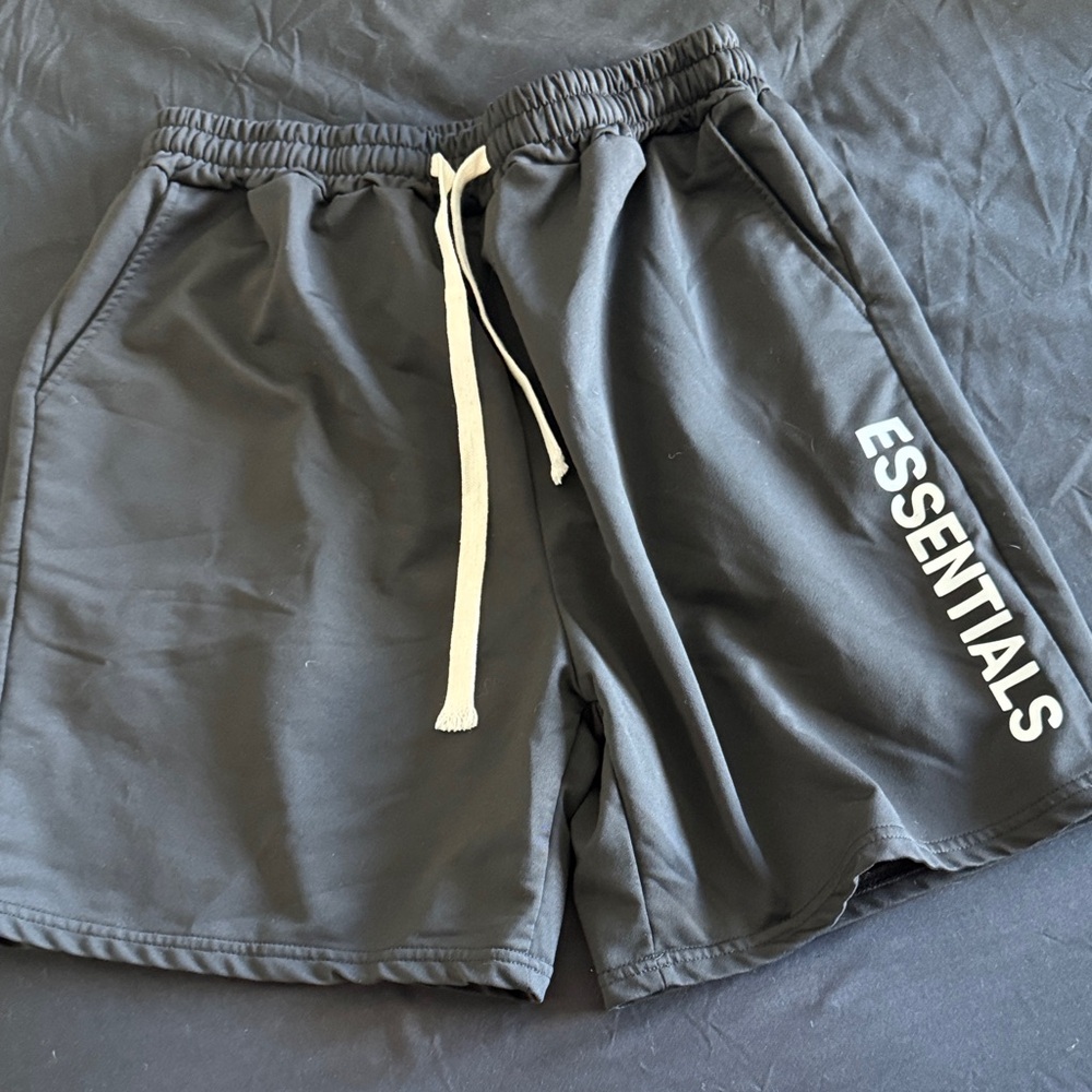 Essentials Charcoal Athletic Men's Shorts